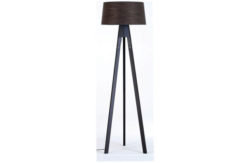 Habitat Tripod Dark Stained Wooden Floor Lamp.